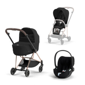 CYBEX-Set-Black-Mios Poussette Cybex Mios